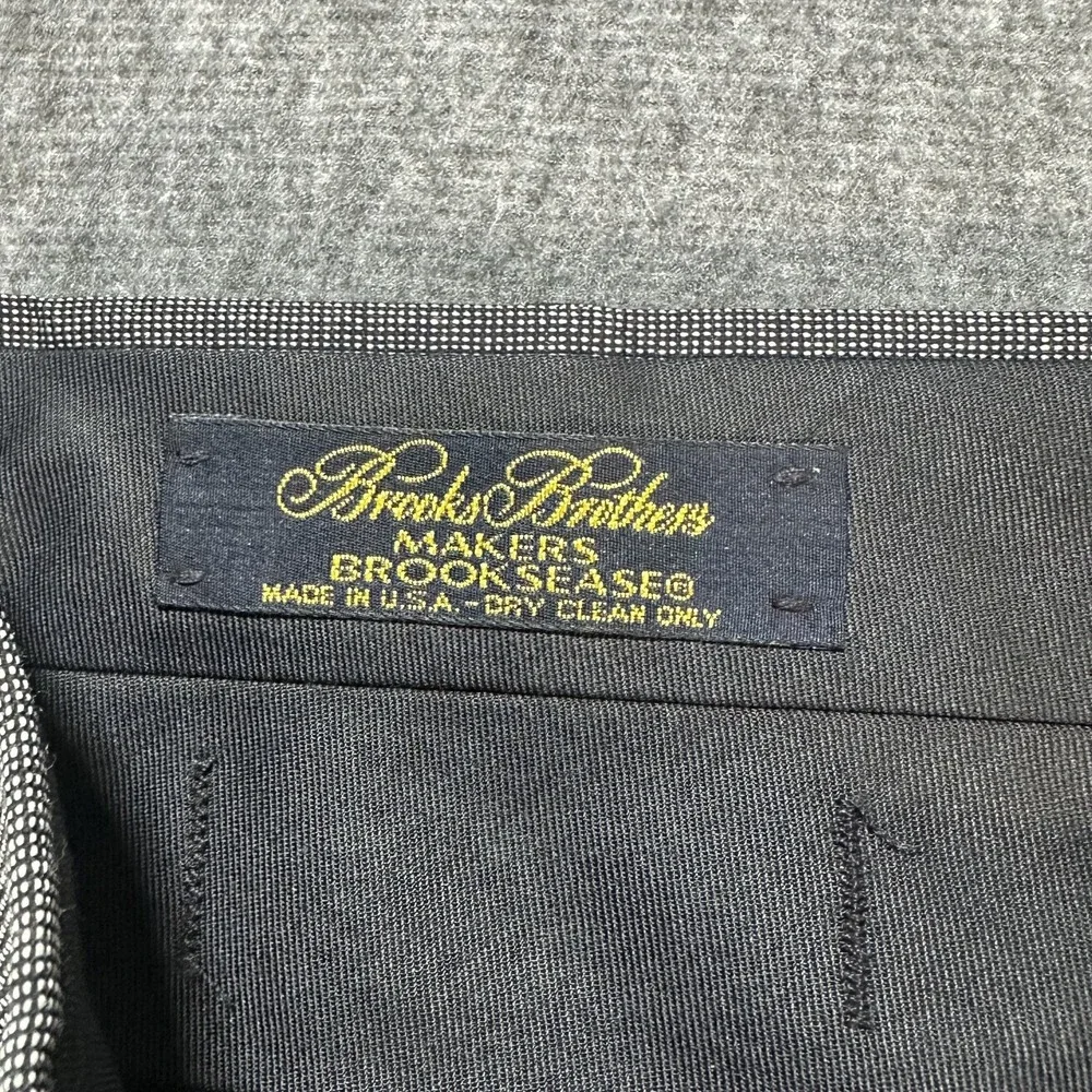 Brooks Brothers Suit Mens 48 Brooksease Two Button Wool Blend Jacket Pants USA - Picture 14 of 14